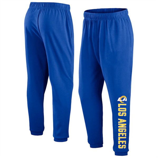 Men's Los Angeles Rams Blue From Tracking Sweatpants - Click Image to Close